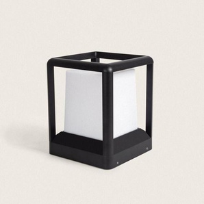 Mauerleuchte Aussen E27 Aluminium 21cm Kubon Schwarz