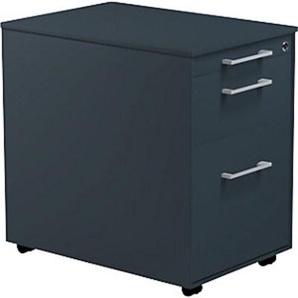 mauser Schubladencontainer auf Rollen, 570x600mm, 1 Materialschub, anthrazitgaru 791031AG