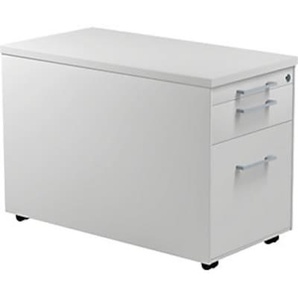 mauser Schubladencontainer mit Rollen, 529x800mm, 1 Materialschub, lichtgrau 791025CG