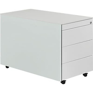 mauser Schüberollcontainer, 570x800mm, Stahlpl., 3 Schübe, lichtgrau 791012A0