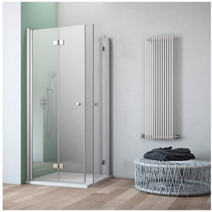 maw by GEO Eckdusche A-E430, BxT: 80x80 cm, Einscheibensicherheitsglas, ebenerdiger Einbau möglich