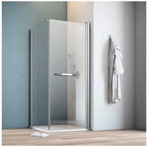 maw by GEO Eckdusche A-F10P, BxT: 100x100 cm, Einscheibensicherheitsglas, ebenerdiger Einbau möglich