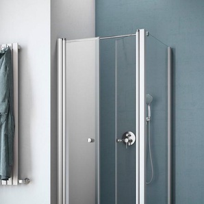 maw by GEO Eckdusche AF110, BxT: 100x100 cm, Einscheibensicherheitsglas