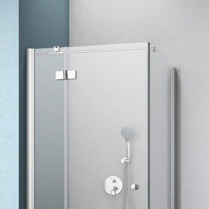 maw by GEO Eckdusche AF300, BxT: 90x90 cm, Einscheibensicherheitsglas, mit Drehtür