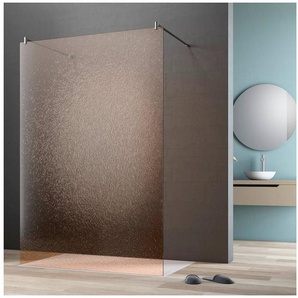 maw by GEO Walk-in-Dusche flex A-W002CBR, Einscheibensicherheitsglas, BxH: 140 x 200 cm, Crash-Glas Bronze