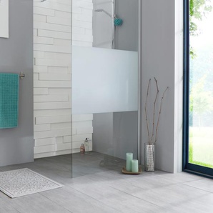 Walk-in-Dusche MAW BY GEO Relax Duschwände Gr. B/H: 80 cm x 192,8 cm, beidseitig montierbar, mit Antikalk-Versiegelung, silberfarben (chromfarben) Duschen Breite 80 cm, Duschabtrennung