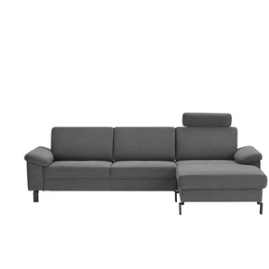 Max Schelling Ecksofa Feincord Maximum Move ¦ grau ¦ Maße (cm): B: 284 H: 85 T: 185.0