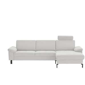 Max Schelling Ecksofa Feincord Maximum Move ¦ grau ¦ Maße (cm): B: 284 H: 85 T: 185.0