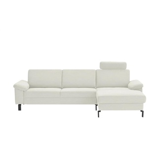 Max Schelling Ecksofa Feincord Maximum Move ¦ weiß ¦ Maße (cm): B: 284 H: 85 T: 185.0