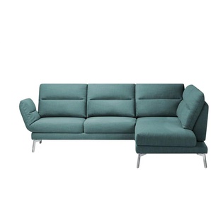 Max Schelling Ecksofa  Sentence ¦ türkis/petrol ¦ Maße (cm): B: 250 H: 88 T: 208.0
