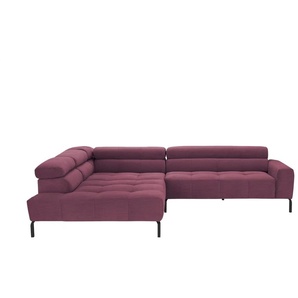 Max Schelling Ecksofa verstellbare Kopfteile MS Verve ¦ lila/violett ¦ Maße (cm): B: 311 H: 88 T: 219.0