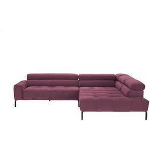 Max Schelling Ecksofa verstellbare Kopfteile MS Verve - lila/violett - Materialmix - 311 cm - 88 cm - cm 219,0 | Möbel Kraft