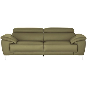 Max Schelling Einzelsofa aus Echtleder Vita ¦ grün ¦ Maße (cm): B: 236 H: 93 T: 105.0