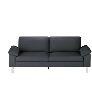 Max Schelling Ledersofa aus Echtleder Maximum ¦ blau ¦ Maße (cm): B: 204 H: 86 T: 97.0