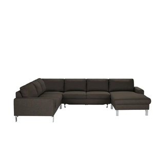 Max Schelling Wohnlandschaft  Maximum 2.0 ¦ braun ¦ Maße (cm): B: 333 H: 86 T: 253.0