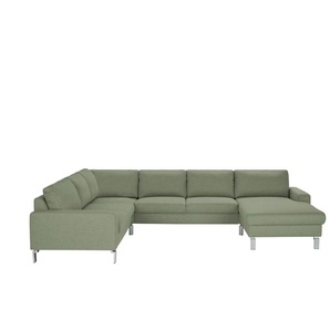 Max Schelling Wohnlandschaft  Maximum 2.0 ¦ grün ¦ Maße (cm): B: 333 H: 86 T: 253.0