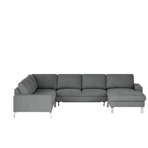 Max Schelling Wohnlandschaft Maximum ¦ grau ¦ Maße (cm): B: 333 H: 86 T: 253.0