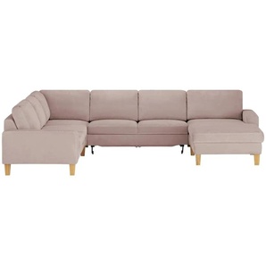 Max Schelling Wohnlandschaft Maximum ¦ rosa/pink ¦ Maße (cm): B: 333 H: 86 T: 253.0