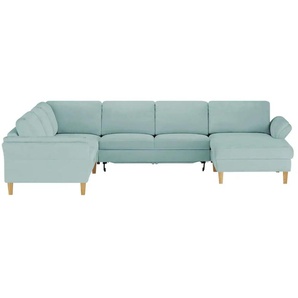 Max Schelling Wohnlandschaft  Maximum ¦ türkis/petrol ¦ Maße (cm): B: 335 H: 86 T: 255.0