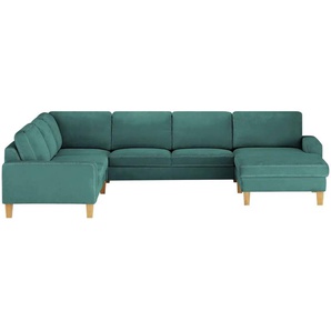 Max Schelling Wohnlandschaft Maximum - türkis/petrol - Materialmix - 237 - 86 cm - cm 191,0 | Möbel Kraft