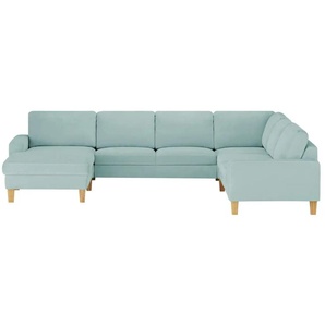 Max Schelling Wohnlandschaft Maximum - türkis/petrol - Materialmix - 333 cm - 86 cm - cm 253,0 | Möbel Kraft