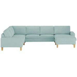 Max Schelling Wohnlandschaft Maximum - türkis/petrol - Materialmix - 333 cm - 86 cm - cm 253,0 | Möbel Kraft