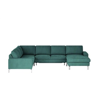Max Schelling Wohnlandschaft Maximum - türkis/petrol - Materialmix - 333 cm - 86 cm - cm 253,0 | Möbel Kraft