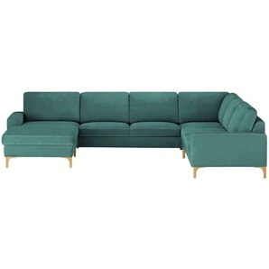 Max Schelling Wohnlandschaft Maximum - türkis/petrol - Materialmix - 333 cm - 86 cm - cm 253,0 | Möbel Kraft