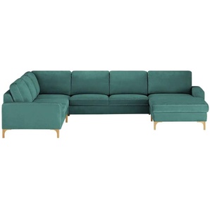 Max Schelling Wohnlandschaft Maximum - türkis/petrol - Materialmix - 333 cm - 86 cm - cm 253,0 | Möbel Kraft