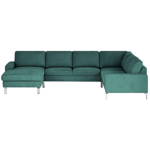 Max Schelling Wohnlandschaft Maximum - türkis/petrol - Materialmix - 333 cm - 86 cm - cm 253,0 | Möbel Kraft