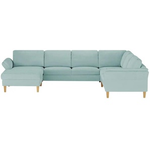 Max Schelling Wohnlandschaft Maximum - türkis/petrol - Materialmix - 335 cm - 86 cm - cm 255,0 | Möbel Kraft