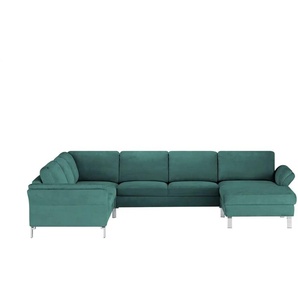 Max Schelling Wohnlandschaft Maximum - türkis/petrol - Materialmix - 335 cm - 86 cm - cm 255,0 | Möbel Kraft