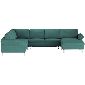 Max Schelling Wohnlandschaft Maximum - türkis/petrol - Materialmix - 323 cm - 86 cm - cm 255,0 | Möbel Kraft