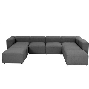 Max Winzer Wohnlandschaft  Lena ¦ schwarz ¦ Maße (cm): B: 350 H: 73