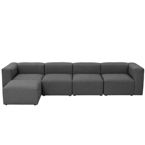 Max Winzer Ecksofa  Lena ¦ schwarz ¦ Maße (cm): B: 350 H: 73