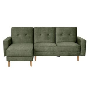Max Winzer Ecksofa mit Hocker Just Cool ¦ grün ¦ Maße (cm): B: 230 H: 92