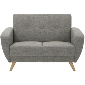 Max Winzer Einzelsofa Jerry - grau - Materialmix - 136 cm - 85 cm | Möbel Kraft