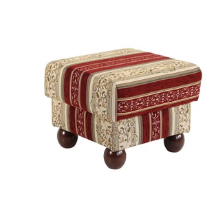 Max Winzer Hocker  Monarch ¦ rot ¦ Maße (cm): B: 54 H: 48