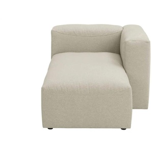Max Winzer Longchair Armlehne rechts  Lena ¦ creme ¦ Maße (cm): B: 100 H: 73