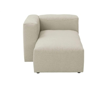 Max Winzer Longchair Armlehne rechts  Lena ¦ creme ¦ Maße (cm): B: 100 H: 73