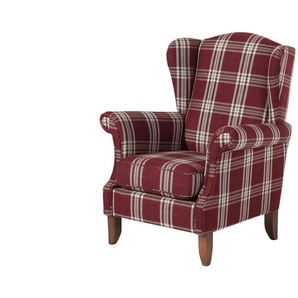 Max Winzer Ohrenbackensessel Verita - rot - Materialmix - 88 cm - 108 cm | Möbel Kraft