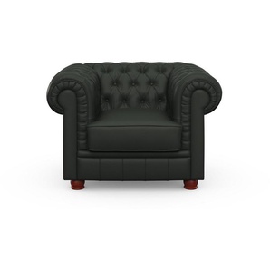 Max Winzer® Chesterfield-Sessel Kent, Sessel mit edler Knopfheftung, Breite 110 cm
