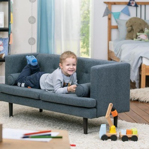 Kindersofa »Orion« - schwarz -