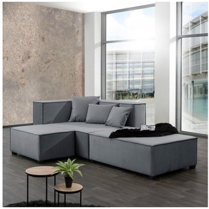 Max Winzer® Wohnlandschaft MOVE, Set, Sofa-Set 08 aus 5 Sitz-Elementen, inklusive 3 Zierkissen, kombinierbar