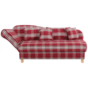 Max Winzer Recamiere Selma - rot - Materialmix - 200 cm - 82 cm | Möbel Kraft