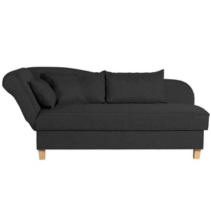 Max Winzer Recamiere Selma - schwarz - Materialmix - 200 cm - 82 cm | Möbel Kraft