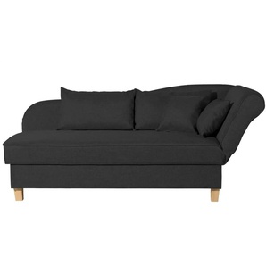 Max Winzer Recamiere Selma - schwarz - Materialmix - 200 cm - 82 cm | Möbel Kraft