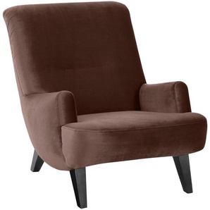 Max Winzer Relaxsessel , Braun , Textil , Buche , massiv , 71x101x80 cm , Goldenes M, Made in Europe , Wohnzimmer, Sessel, Relaxsessel