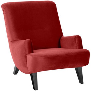 Max Winzer Relaxsessel , Dunkelrot , Textil , Buche , massiv , 71x101x80 cm , Goldenes M, Made in Europe , Wohnzimmer, Sessel, Relaxsessel