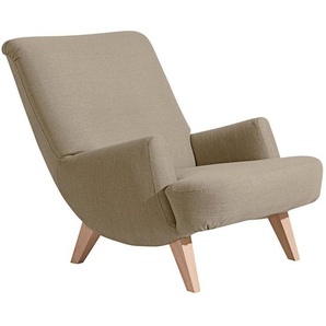 Max Winzer Relaxsessel , Sahara , Textil , Buche , massiv , 71x101x80 cm , Goldenes M, Made in Europe , Wohnzimmer, Sessel, Relaxsessel